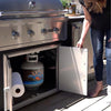 Flame King Powder Coated High Grade Steel Welded Propane Cylinder 20 lbs.