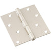 National Hardware 4 in. L Satin Nickel Door Hinge 1 pk