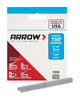 Arrow Fastener T50 3/8 in. W x 5/16 in. L 18 Ga. Flat Crown Heavy Duty Staples 1250 pk (Pack of 4)