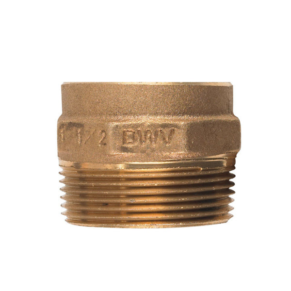 NIBCO 1-1/2 in. Sweat X 1-1/2 in. D MIP Copper DWV Adapter