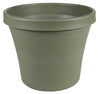 Bloem TerraPot 10.7 in. H X 12 in. D Resin Planter Living Green