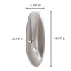 3M Command Large Metal Hook 4-1/8 In. L 1 Pk