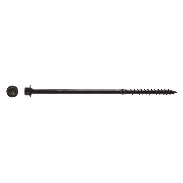 TIMB SCREW HEX BLK 14X6"