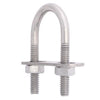 Hampton 1/4 in. x 1-1/8 in. W x 2 in. L Coarse Stainless Steel U-Bolt (Pack of 5)