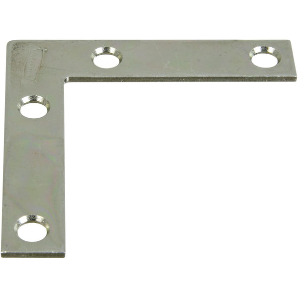 117BC Soporte de esquina plano de 2-1/2" x 1/2" - Zincado
