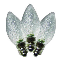 Holiday Bright Lights LED C7 Pure White 25 ct Replacement Christmas Light Bulbs