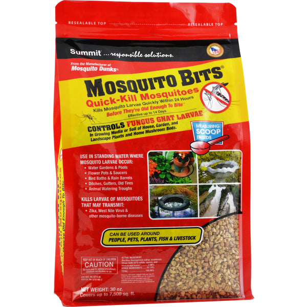 Summit Mosquito Bits Mosquito Larvae Control Granules 30 oz - Deal of The Week
