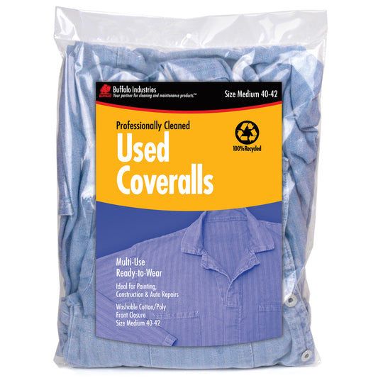 Buffalo Unisex Cotton Coveralls Assorted M 1 pk