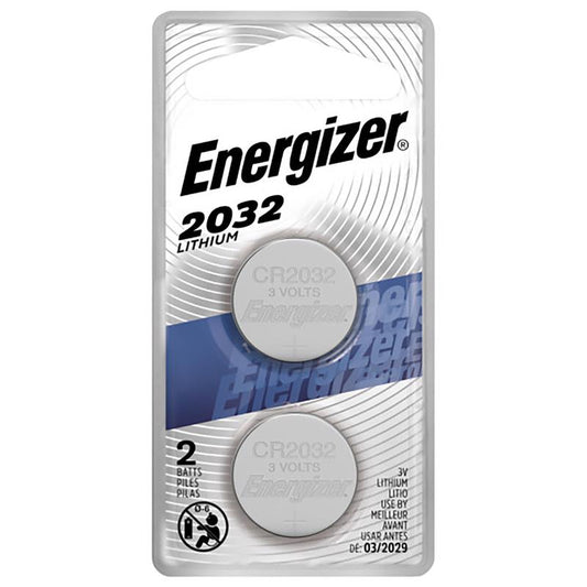 Energizer Lithium 2032 3 V Electronic/Watch Battery 2 pk