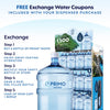 Primo Water Cream Porcelain Portable Bottled Water Dispenser 10 L x 10 W x 16.5 H in.