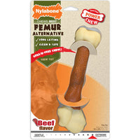 Nylabone Wild Alternative Femur Power Chew Beef Flavor Souper Size Durable Dog Chew for Dogs Over 50 lb