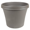 Bloem Terra 10.75 in. H X 13 in. W X 9 in. D Resin Traditional Planter Charcoal - Deal of The Week