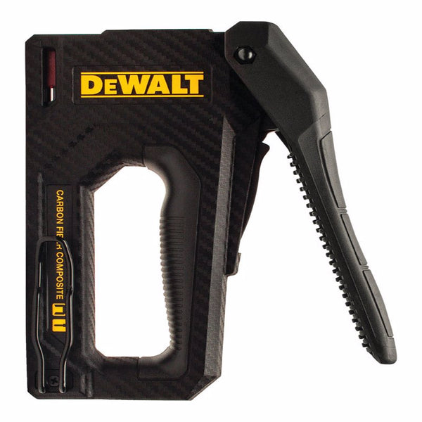 Pistola grapadora DeWalt de 18 Ga., 3/8 in, de compuesto de fibra de carbono - oferta de la semana