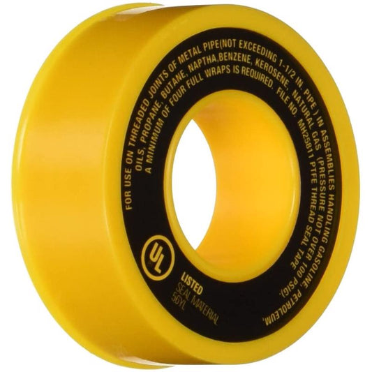 Harvey's Yellow 1/2 in. W X 260 in. L Thread Seal Tape