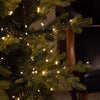 Holiday Bright Lights 1-2 Tree 7-1/2 ft. Slim LED 1582 ct Easton Spruce Cascading Color Changing Chr