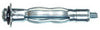 Hillman 1/8 in. Dia. x 1 in. L Metal Hollow Head Hollow Wall Anchors 2 pk (Pack of 10)