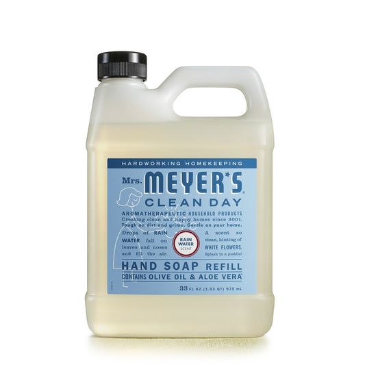 Mrs. Meyer's Clean Day Rain Water Scent Hand Soap Refill 33 oz.