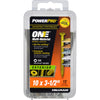 Hillman POWERPRO ONE No. 10  S X 3-1/2 in. L Star Flat Head Multi-Material Screw  (Pack of 5)