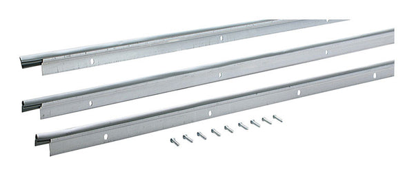 Burlete para puerta de aluminio y vinilo con acabado laminado MD 69909 de 72" x 84" (paquete de 10)