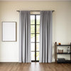 Umbra Twilight Gray Blackout Curtains 52 in. W X 63 in. L