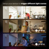 Philips Hue A19 E26 (Medium) LED Smart Bulb Starter Kit Color Changing 60 Watt Equivalence 4 pk