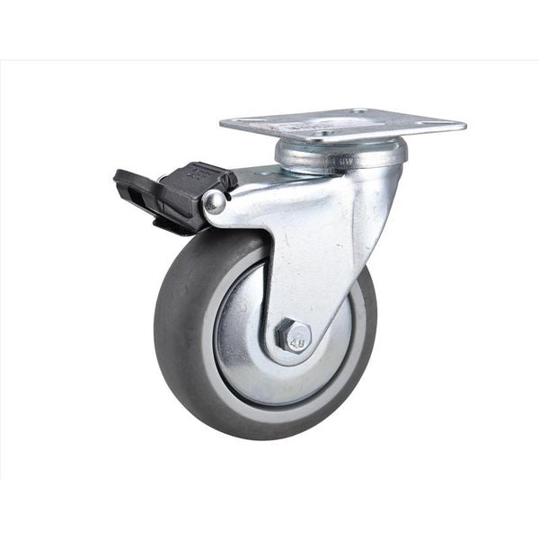 Rueda giratoria termoplástica Projex de 3 pulgadas de diámetro, 121 lb, paquete de 1