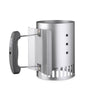 Weber Portable Rapidfire Chimney Starter for Charcoal Grills Compact Design