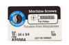 Hillman No. 10-24 X 3/4 in. L Phillips Flat Head Stainless Steel Machine Screws 100 pk