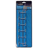 Crawford Zinc Plated Silver Steel 11.8 in. Multi-Tool Peg Hook Rack 1 pk
