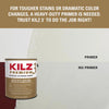 KILZ 3 Premium White Flat Water-Based Stain Blocking Primer 1 qt (Pack of 6)