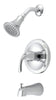 Oak Brook Coastal 1-Handle Brass Chrome Tub and Shower Faucet