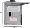 Square D HomeLine 100 amps 120/240 V 6 space 12 circuits Wall Mount Main Lug Load Center