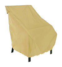 Classic Accessories Terrazzo 34 in. H X 32.5 in. W X 25.5 in. L Tan Polyester High Back Chair Cover - Open Box