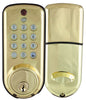 Ultra Hardware Polished Brass Chrome Keyed Bolt Lock