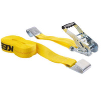 Keeper 2 in. W X 27 ft. L Yellow Tie Down w/Ratchet 3333 lb 1 pk