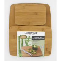 Farberware 14 in. L X 11 in. W X 0.25 in. Bamboo Cutting Board Set - Deal of The Week