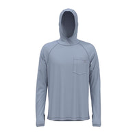 Dickies XXL Long Sleeve Hooded Blue Pullover Tee Shirt