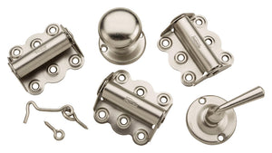 National Hardware Satin Nickel Steel Screen/Storm Door Hardware Set 1 pk
