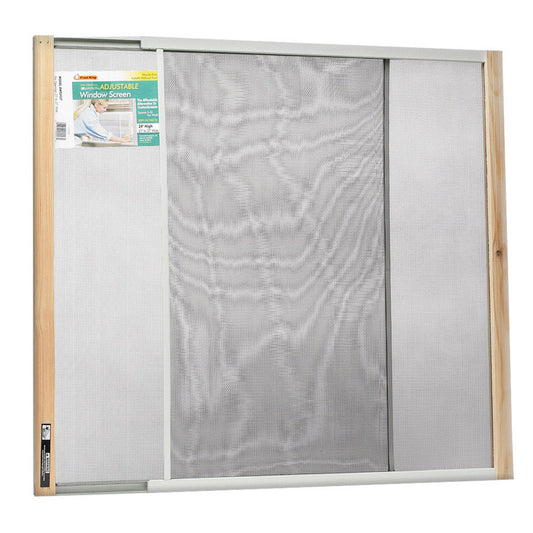 Frost King Clear Steel Adjustable Window Screen 21 to 37 W in. (Pack of 12)