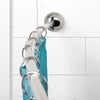 Zenna Home NeverRust Curved Shower Rod 72 in. L Chrome Silver