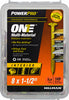 Hillman POWERPRO ONE No. 8 X 1-1/2 in. L Star Wafer Head Multi-Material Screw 1 lb 37 pk - Deal of The Week