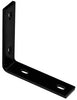 National Hardware 6.25 in. H X 1.5 in. W X 0.25 in. D Black Carbon Steel Inside/Outside Corner Brace