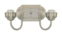 Westinghouse 2-Light Brushed Nickel Metallic Wall Sconce