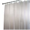 InterDesign 72 in. H x 108 in. W Frosted Eva Shower Curtain Liner Polyester (Pack of 4)
