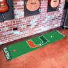 University of Miami Putting Green Mat - 1.5ft. x 6ft.