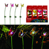 Alpine Plastic Assorted 24 in. H Butterfly Solar Garden Stake (Pack of 16)