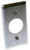 Raco Rectangle Steel 1 gang Box Cover