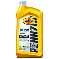 PENNZOIL Platinum 5W-30 4 Cycle Engine Synthetic Motor Oil 1 qt. (Pack of 6)