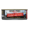 Crown Prince Albacore Tuna In Spring Water - Solid White - Case of 12 - 5 oz.