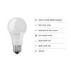 Feit A19 E26 (Medium) LED Bulb Daylight 40 Watt Equivalence 4 pk
